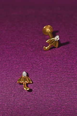 Rain or shine -umbrella earring