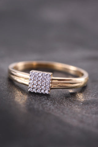 SQUARE SHAPED DIAMOND RING - Adona Diamonds