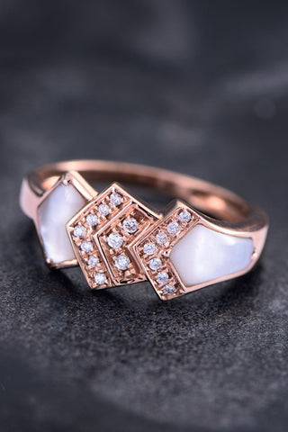MOP Ring - Adona Diamonds