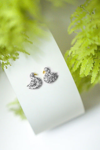 Astor - Swan Stud - Adona Diamonds