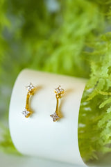Eira- Diamond Drop Stud - Adona Diamonds