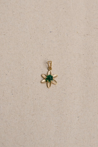 Emerald Blossom Pendant - Adona Diamonds