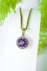 Iris Pendant- Amethyst - Adona Diamonds