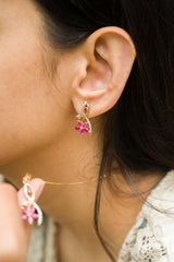 Sierra Fleur- Ruby Earrings - Adona Diamonds