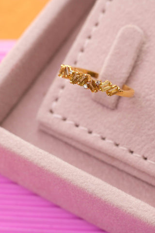 Yellow Flames- Ring - Adona Diamonds