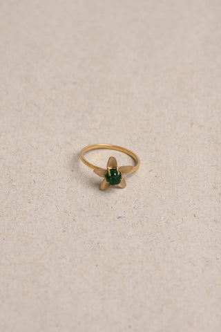 Emerald Blossom Ring - Adona Diamonds