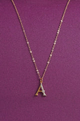 Alphabet A Pendant