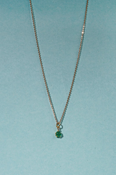 Emerald Floral twinkles- pendant