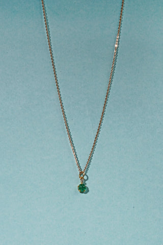 Emerald Floral twinkles- pendant
