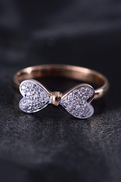 Bow shape Ring