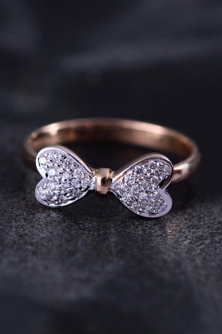 Bow shape Ring - Adona Diamonds