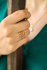 Enya- Ruby and Diamond Ring - Adona Diamonds