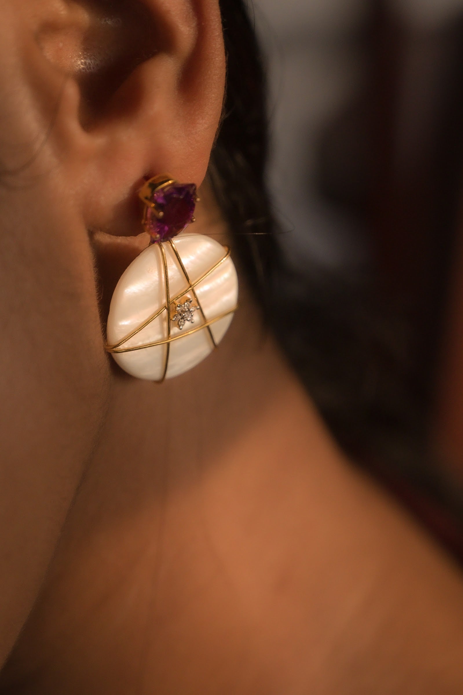 Royal Purple- Amethyst Earrings