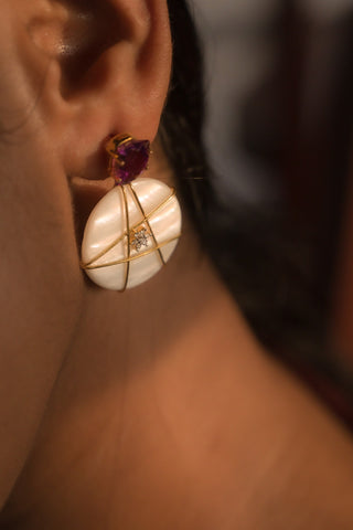Royal Purple- Amethyst Earrings - Adona Diamonds
