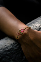 Carved Tourmalines Bracelet
