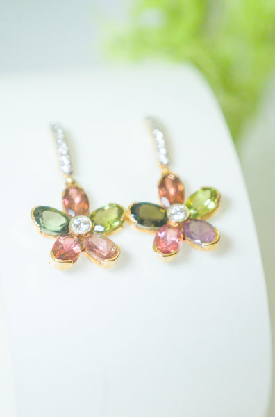 Sierra Fleur- Tourmaline earrings