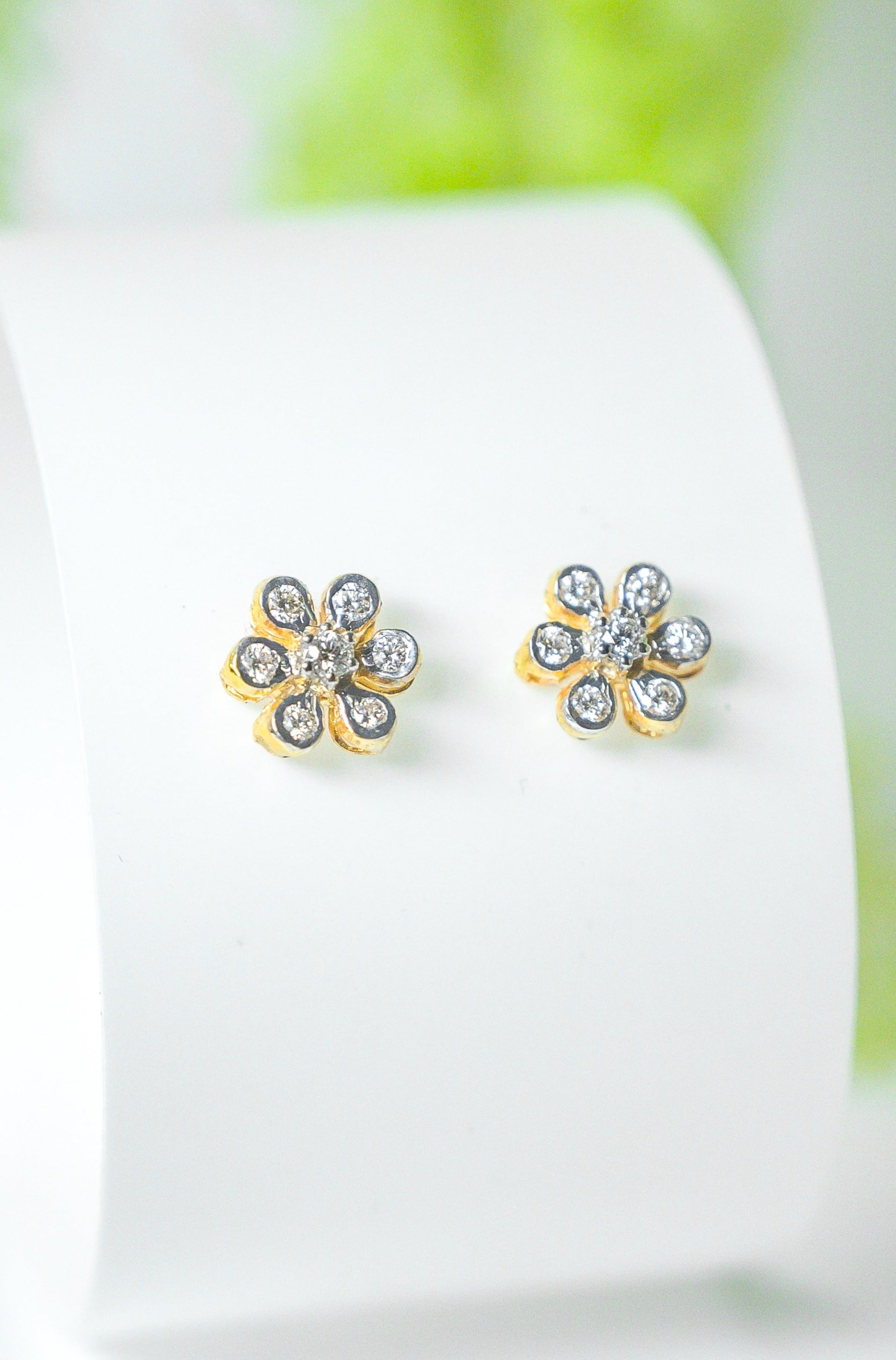 Sierra Earrings - Flower - Adona Diamonds
